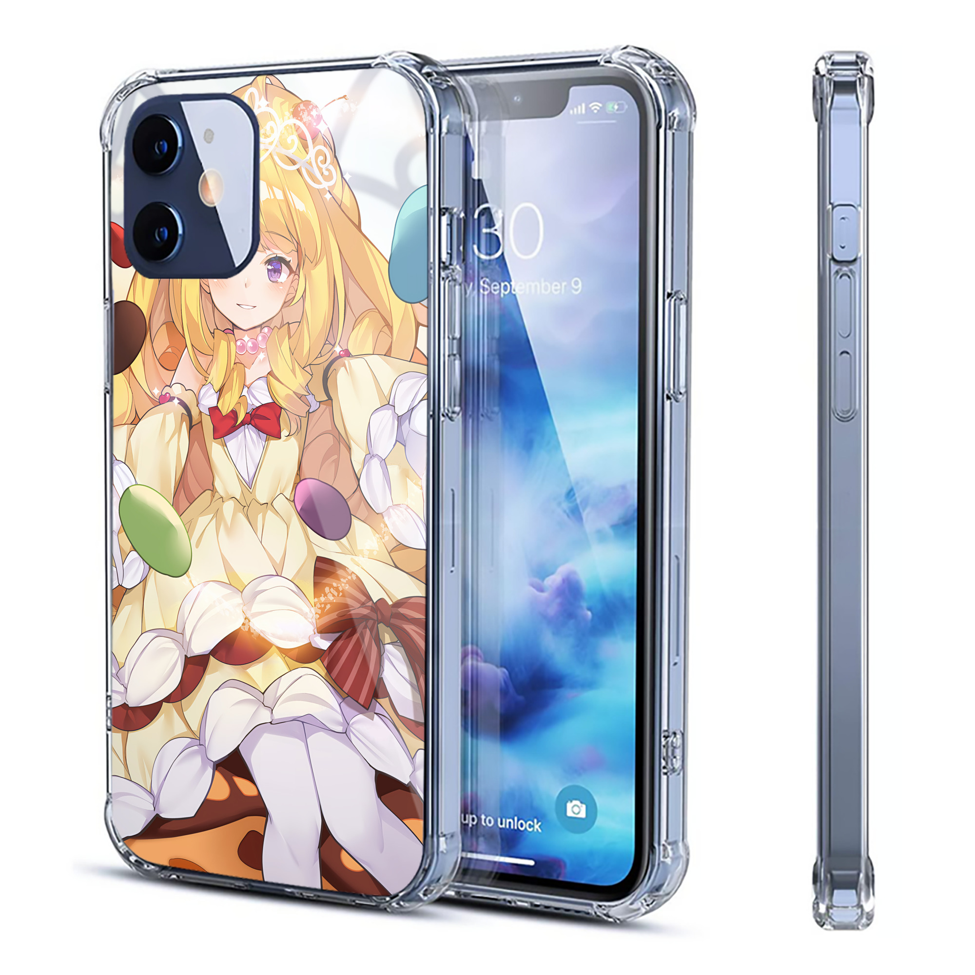 （画像用） 遊☆戯☆王 Yu-Gi-Oh! 【iPhone 12シリーズ対応】透明スマホケース（クリアソフトケース）